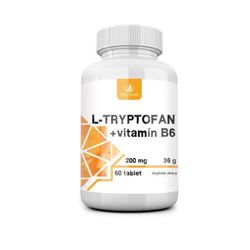 Allnature L-tryptofan+vit.B6 200mg/2.5mg tbl.60