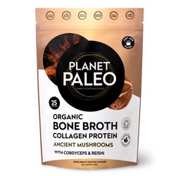 Planet Paleo | Bio Sušený vývar a protein - Houby - 225 g, 450 g Obsah: 225 g