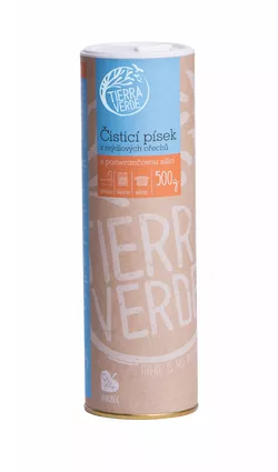 Tierra Verde Čisticí písek - 500 g - s pomerančem