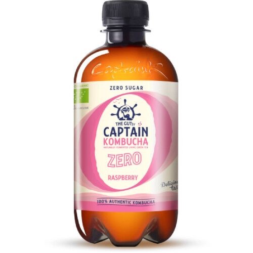 The Gutsy Captain Kombucha malina BIO 400ml Zero