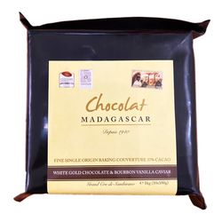 Chocolat Madagascar | 37% čokoláda na vaření a pečení - bílá - 1 kg