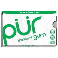 THE PÜR COMPANY Přírodní žvýkačky bez aspartamu a cukru - Spearmint | PÜR
