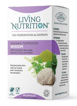 Living Nutrition | Fermentovaná směs bylin a hub - Wisdom - 60 kapslí
