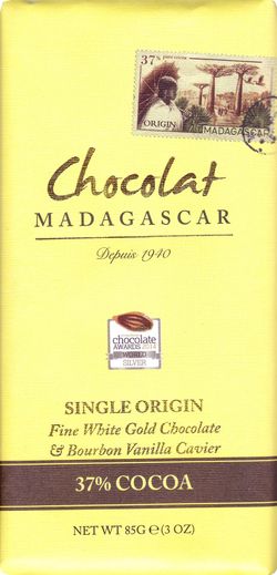 Chocolat Madagascar |Bílá čokoláda s 37% kakaa - Bourbon Vanilla - 85 g