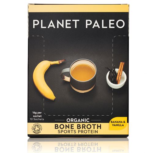 Planet Paleo | Bio sušený protein - BANÁN VANILKA - 16 g, 160g, 240 g, 480 g Obsah: 160 g