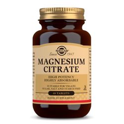 Solgar Magnesium Citrate 200 mg tbl.60