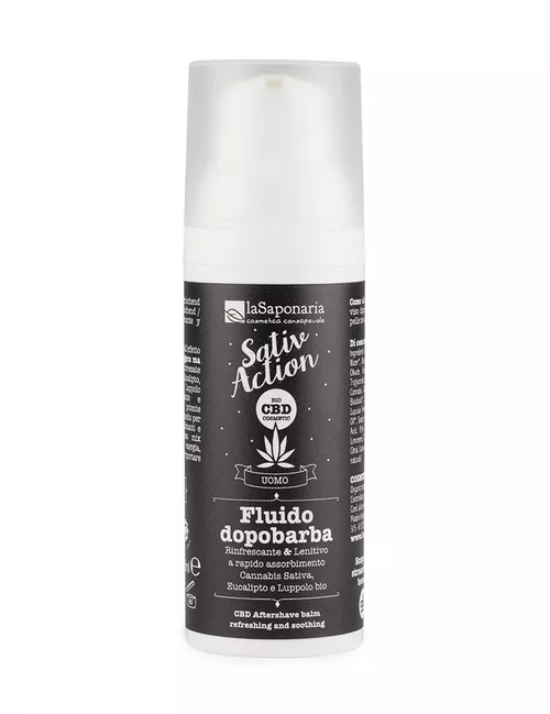 laSaponaria Pánský gel po holení s konopím BIO (50 ml)