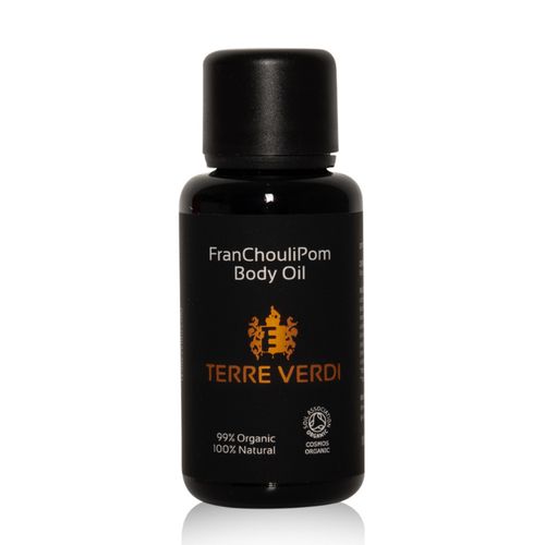 TERRE VERDI Bio regenerační tělový olej s vůní neroli, kadidlovníku a pačuli - FranChouliPom Objem: 30 ml