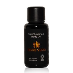 TERRE VERDI Bio regenerační tělový olej s vůní neroli, kadidlovníku a pačuli - FranChouliPom Objem: 30 ml