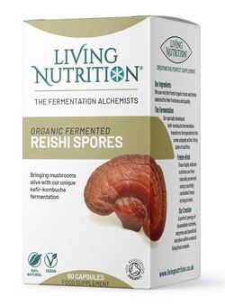 Living Nutrition | Fermentované spóry reishi - 60 kapslí