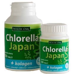 Chlorella Japan + kolagen tbl.250