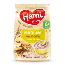 Hami mléčná kaše ovesno-žitná s jablkem a hruškou 210g
