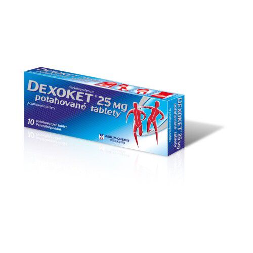 DEXOKET 25MG potahované tablety 10 II