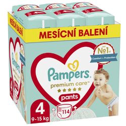 Pampers Premium Care kalhotkové plenky Monthly Box S4 114ks