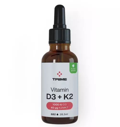 Trime Vitamín D3 + K2, 1000 IU - 682 kapek