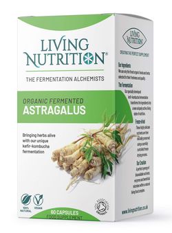 Living Nutrition | Fermentovaný kozinec blanitý (astragalus) - 60 kapslí