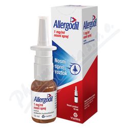 ALLERGODIL 1MG/ML nosní podání sprej, roztok 1X10ML