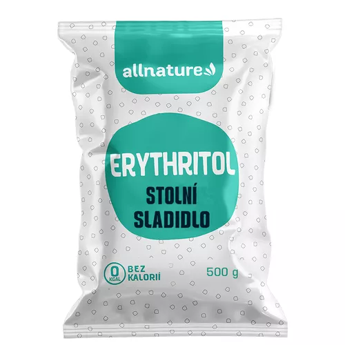 Allnature Erythritol - 500 g - bez kalorií, slazení bez viny