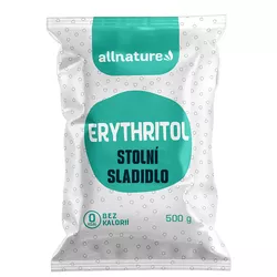 Allnature Erythritol - 500 g - bez kalorií, slazení bez viny