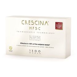 Crescina Transdermic péče na podporu růstu vlasů a proti vypadávání vlasů (stupeň 1300) - ženy, 20x3,5ml