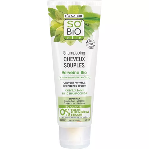 SO’BiO étic Šampon jemný verbena-citron BIO (250 ml)