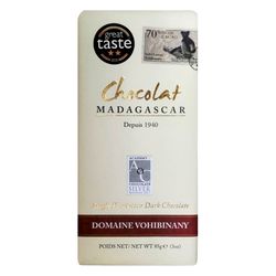 CHOCOLAT MADAGASCAR 70% hořká čokoláda 'single domain' Vohibinany, údolí Sambirano
