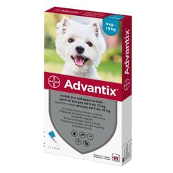 Advantix pro psy 4-10kg spot-on 1x1ml