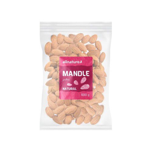 Allnature Mandle jádra natural 500g