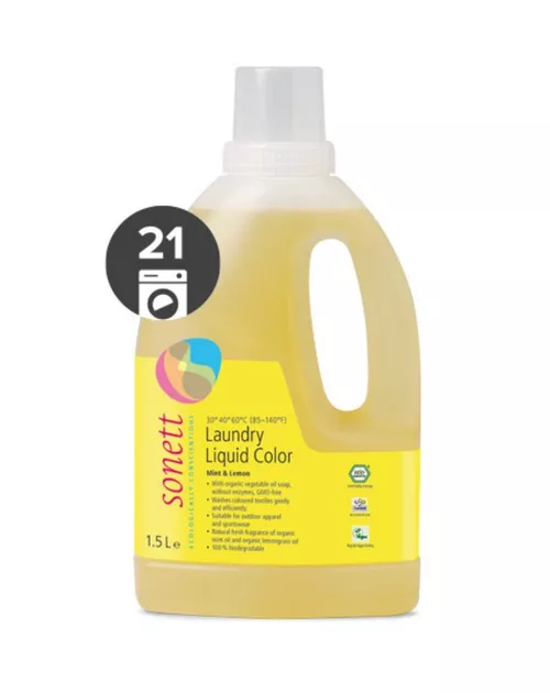 Sonett Tekutý prací gel na barevné prádlo - 1,5 l