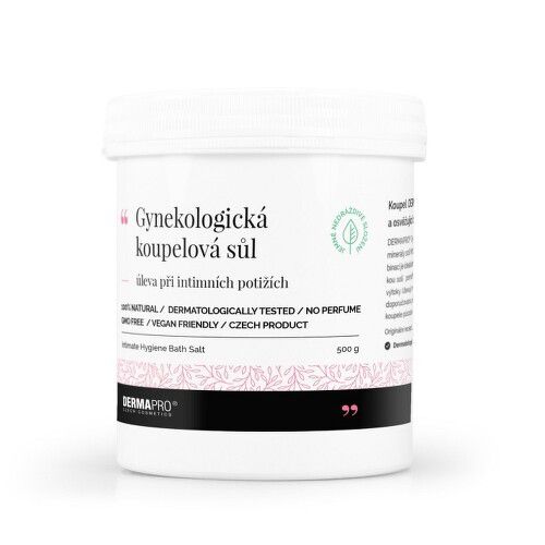 DERMAPRO Gynekologická koupelová sůl 500g