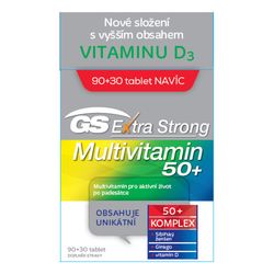 GS Extra Strong Multivitamin 50+ 90+30 tablet ČR/SK