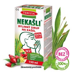 TEREZIA NEKAŠLI 100% přírodní bylinný sirup 150ml