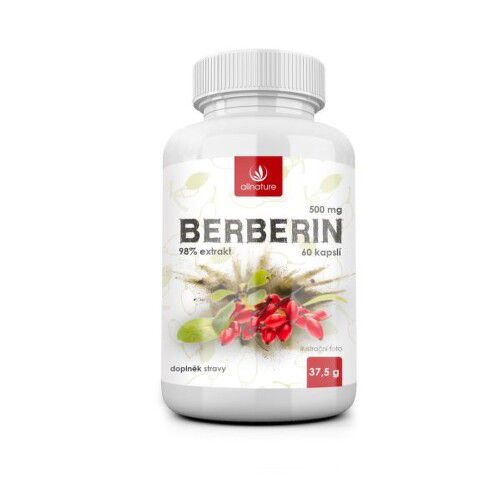 Allnature Berberin Extrakt 98% 500mg cps.60