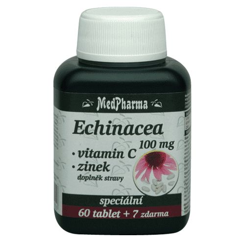 MedPharma Echinacea 100mg+vit.C+zinek tbl.67