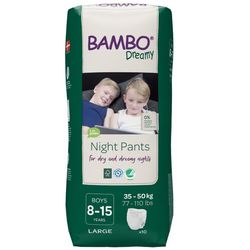 BAMBO DREAMY NIGHT PANTS 8-15 BOY KALHOTKY ABSORPČNÍ NAVLÉKACÍ DĚTSKÉ, NOČNÍ, 8-15 L