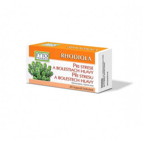 RHODIOLA tobolky při stresu 30ks Fytopharma