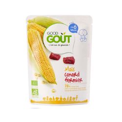 Good Gout Kukuřice s kachním masem BIO 190g 6M