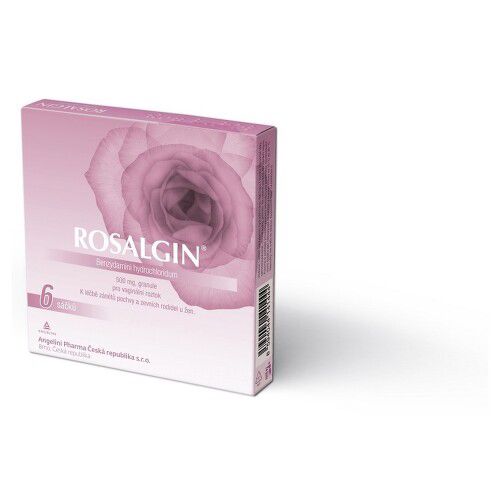 ROSALGIN 500MG vaginální zrněné prášky pro přípravu roztoku 6