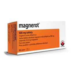 MAGNEROT 500MG neobalené tablety 50