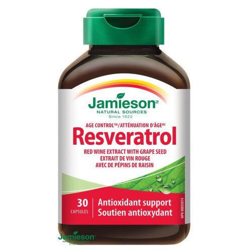 JAMIESON Resveratrol 50mg extrakt z červeného vína cps.30