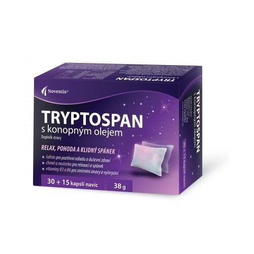 Tryptospan s konopným olejem cps. 30+15