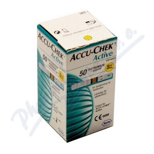 PROUŽKY DIAGNOSTICKÉ ACCU-CHEK ACTIVE 50 INZ.REŽ.U DM,50KS