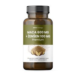 MOVit Maca 600 mg + Ženšen 100mg Premium cps.90