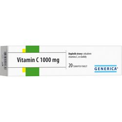 Vitamin C 1000 mg Generica tbl. eff. 20