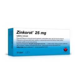 ZINKOROT 25MG neobalené tablety 50