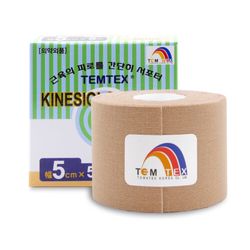 TEMTEX kinesio tejpovací páska béžová 5cmx5m