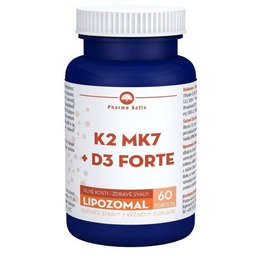 LIPOZOMAL K2 MK7 + D3 FORTE tob.60