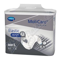 KALHOTKY ZALEPOVACÍ MOLICARE ELASTIC 10 KAPEK L BOKY 115-145CM,4085ML,14KS