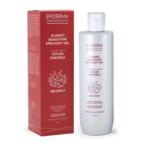 EPIDERMA klidnící bioaktivní CBD sprchový gel 300 ml