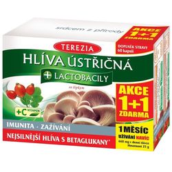 TEREZIA Hlíva ústřičná+lactobacily 60+60 kapslí